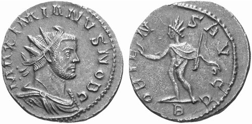 galerius roman coin antoninianus